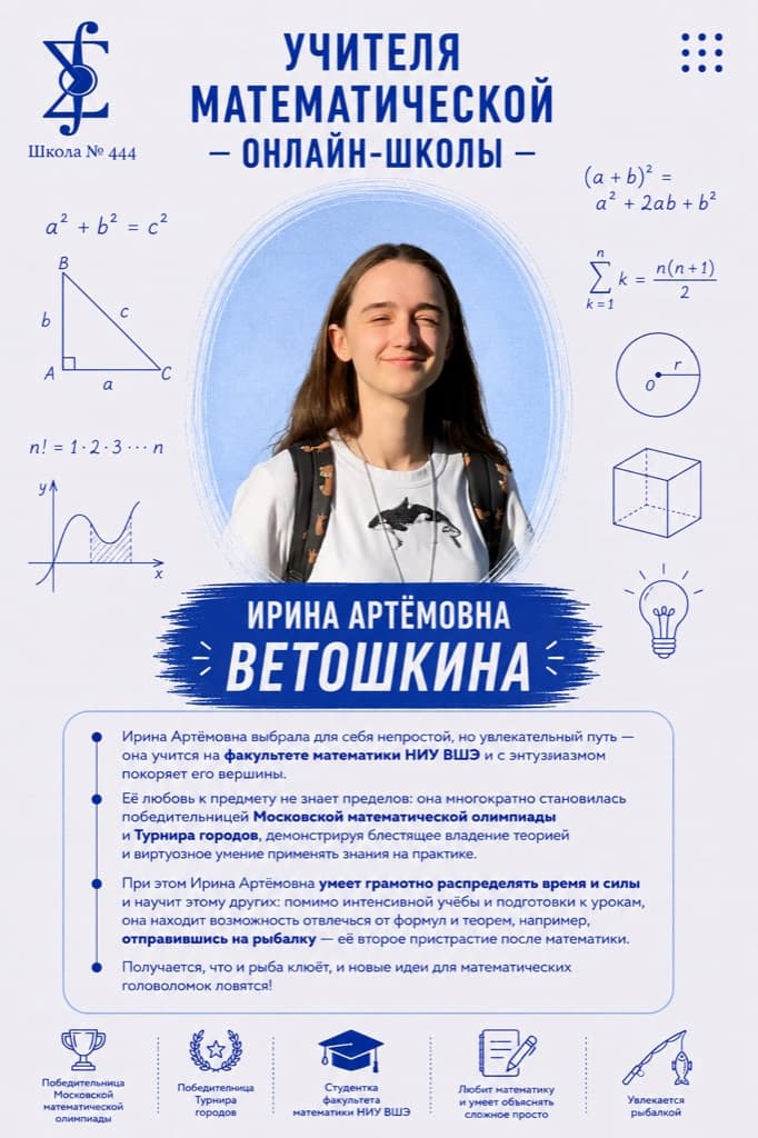 Ветошкина Ирина Артёмовна